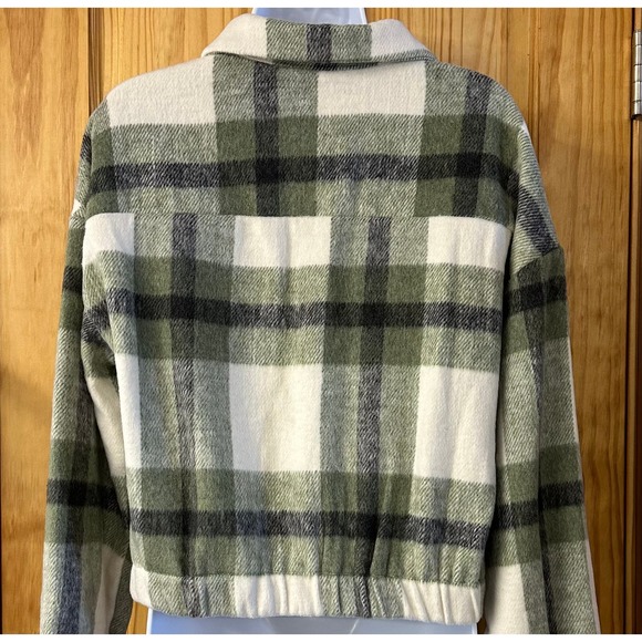 Women’s Sz M Oversized Cropped Jacket Soft Pretty Perfect Spring Wear EUC, V514 - Picture 10 of 14